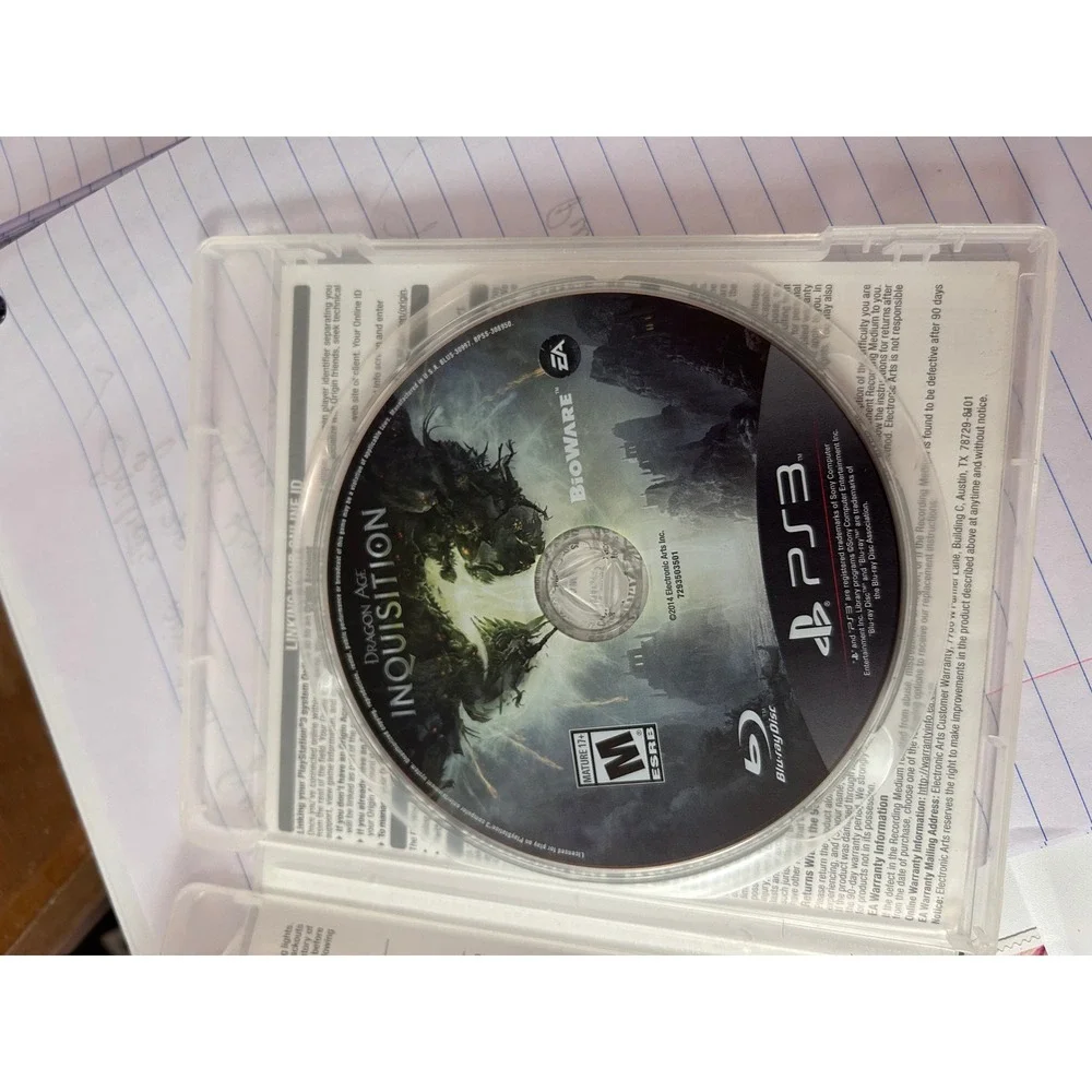 Dragon Age Inquisition PS3 Game Playstation 3 RPG Action‎ Adventure